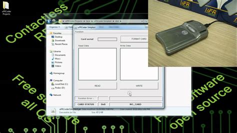 nfc card reader writer software|nfc reader software windows 10.